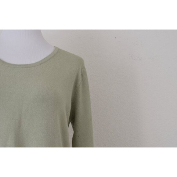 Vintage 90s Sage Acrylic/Nylon/Spandex Light Sweater size L - Picture 8 of 10
